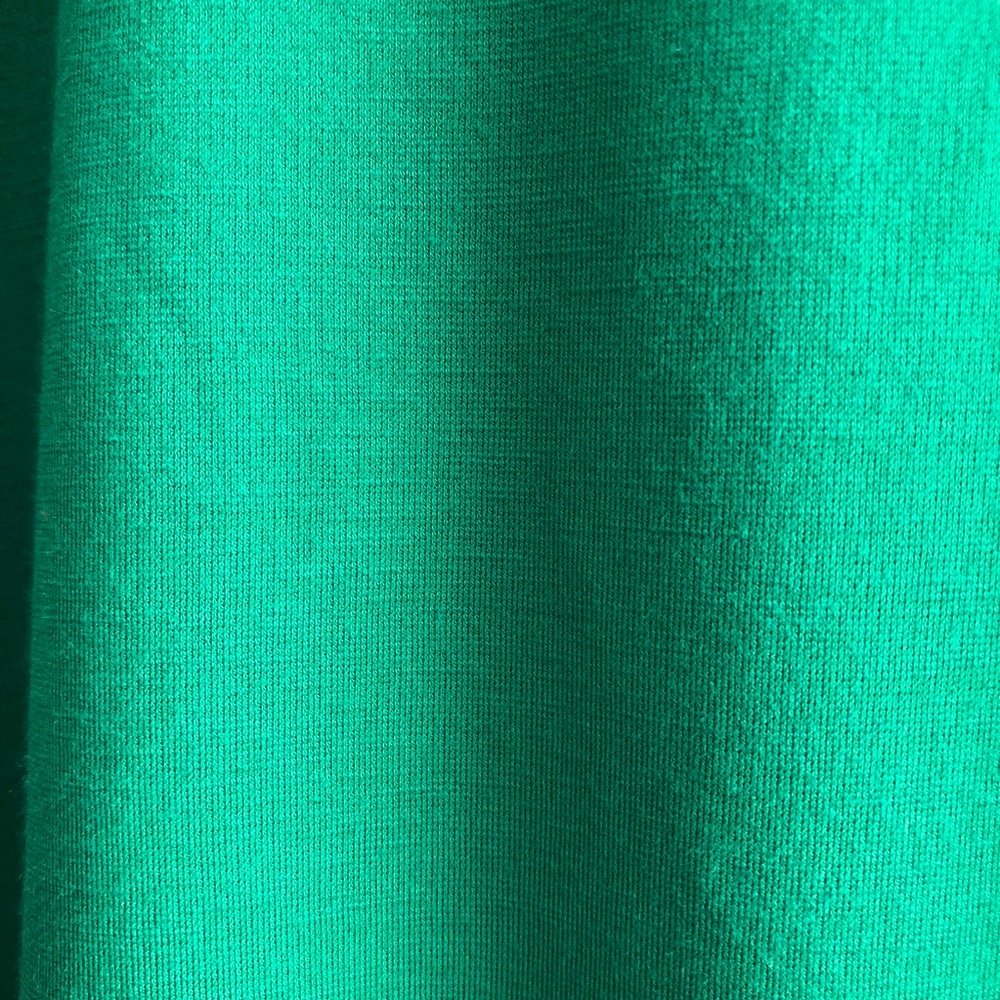 BANANA REPUBLIC Green Summer Dress with Navy Trim - Picture 6 of 7